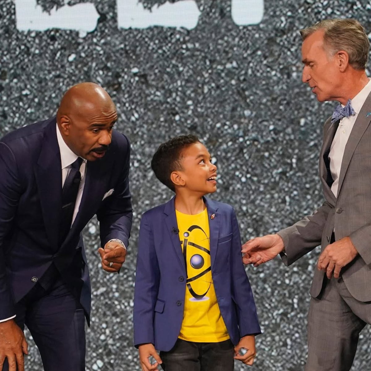 Romanieo Golphin Sr. with Bill Nye the Science Guy