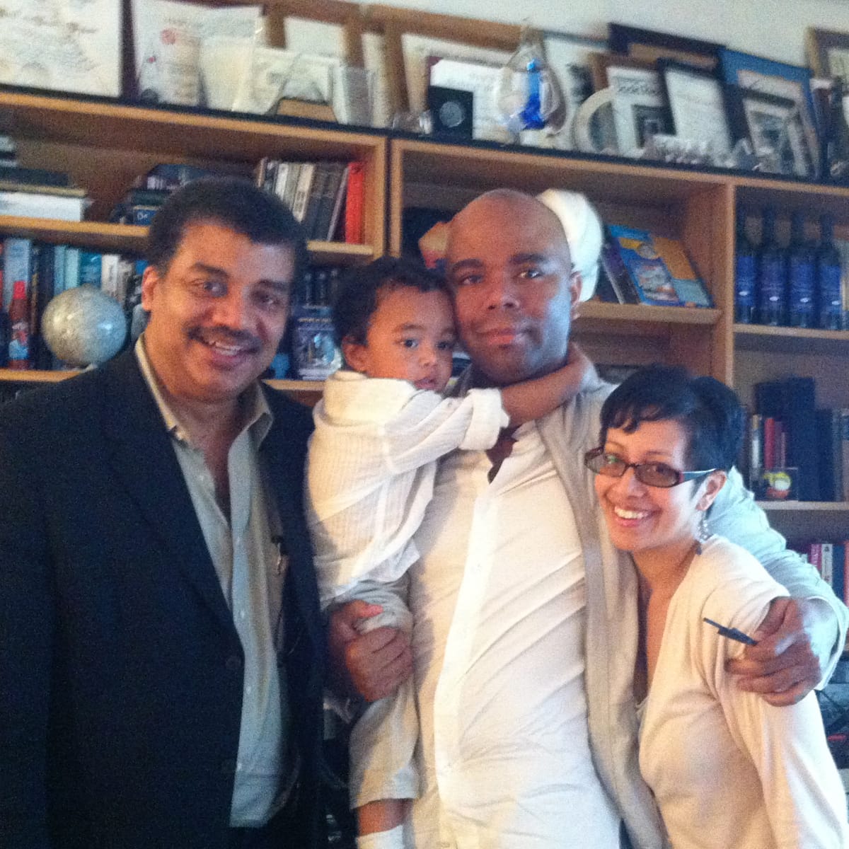 Romanieo Golphin Sr. with Dr. Neil deGrasse Tyson